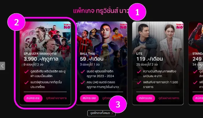 Packages Slides Fields